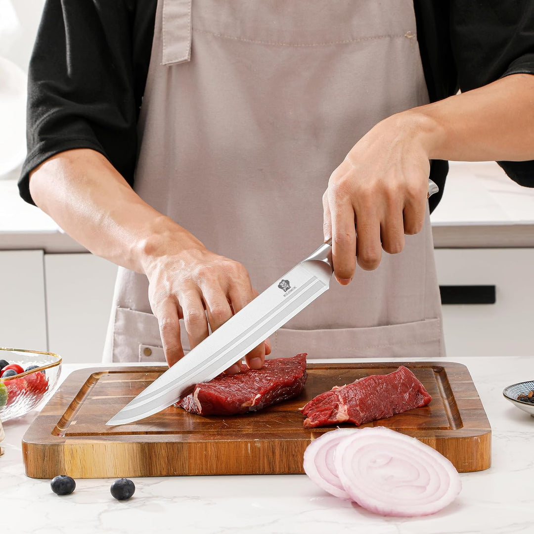 WILDMOK 5 Stück Messerset Küchenutensilien Messer, Deutscher Edelstahl Professioneller Küchenchef Kü