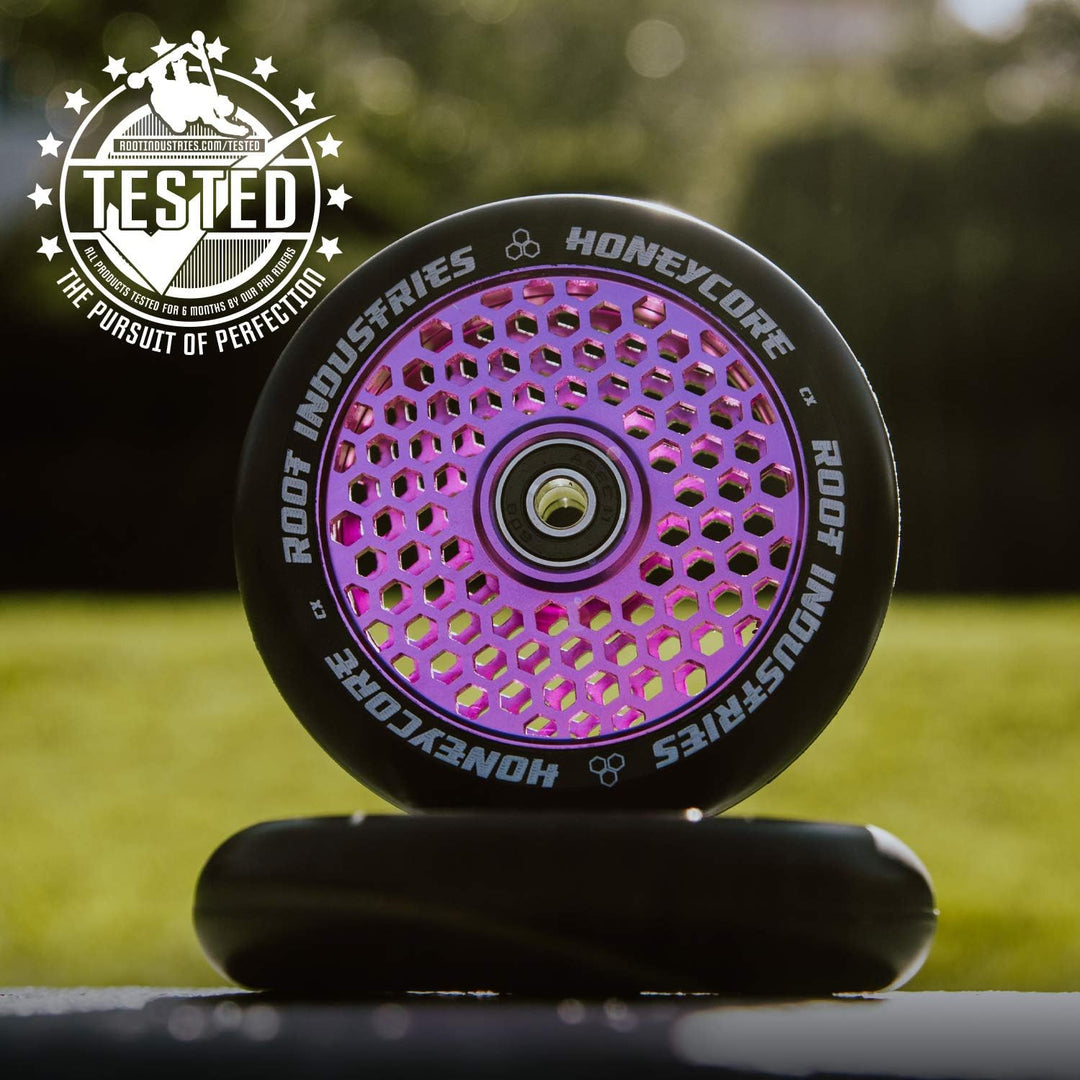 Root Honeycore Scooter-Räder Lila 120mm, Lila 120mm