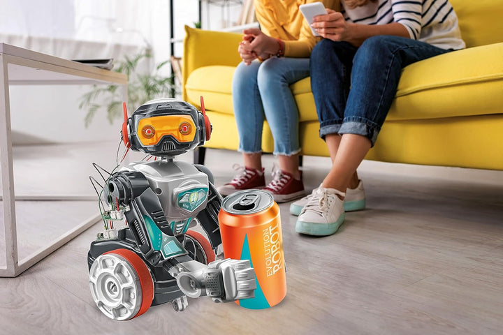 Clementoni Roboter Evolution zum Zusammenbauen für Kinder 8+ | Wissenschaft & Spiel – Robotik | Lern