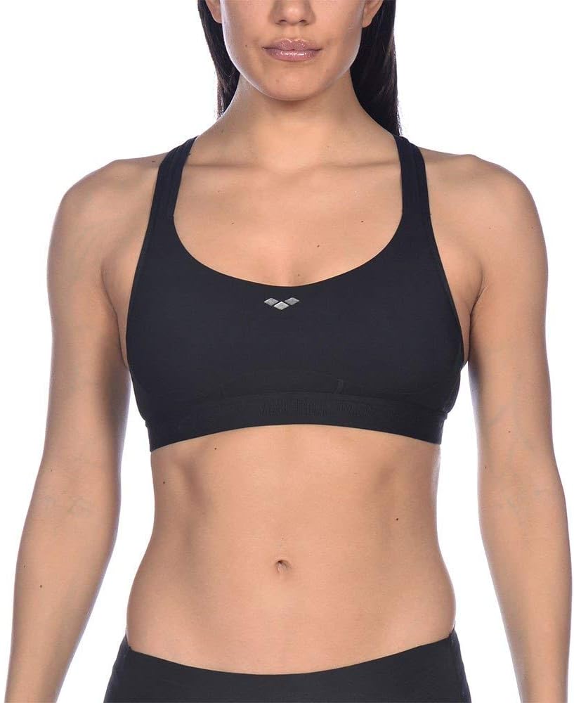 ARENA Damen Elettra Sport-BH, 76 Schwarz