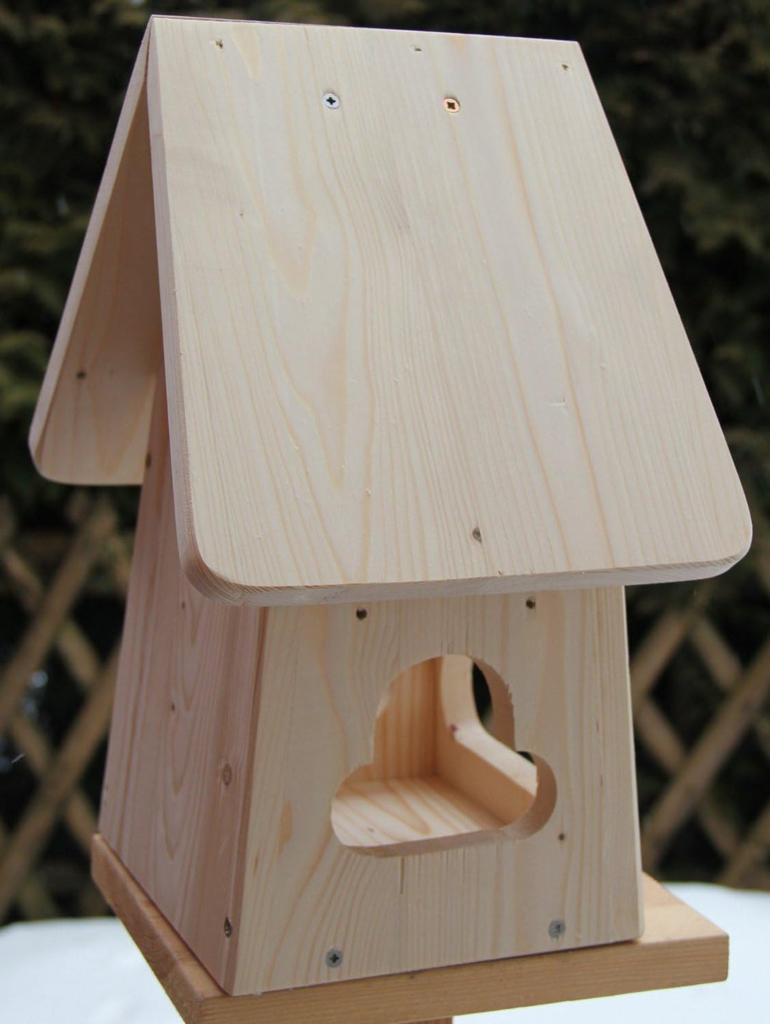 Dekorativer Nistkasten(NB2)-mit Vogelfutterhaus zum selbst Bauen-Bausatz-Vogelhaus-Vogelhäuschen-sau