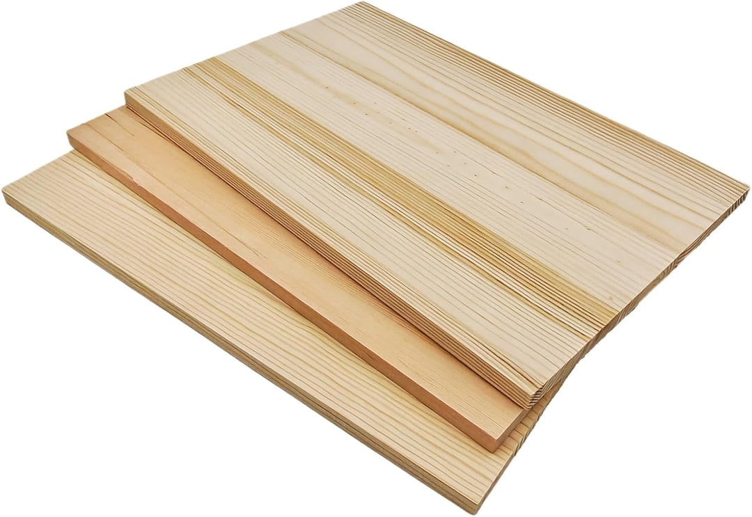 Rechteckige Holzbretter, unlackierte Holzblöcke zum Basteln, 30 x 20 x 1 cm, blanko, zum Schnitzen,