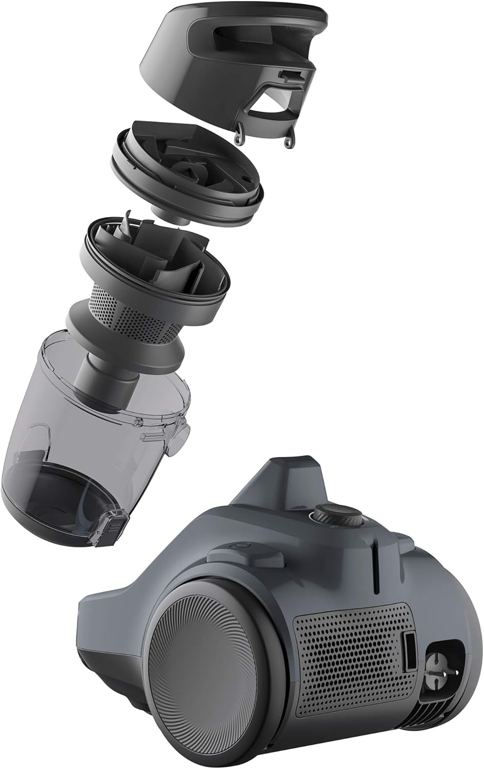 Electrolux Ec41-4T Ease C4 beutelloser Staubsauger, 750 W, 80 Dezibel, Stahl, Schwarz, 1,8 Liter