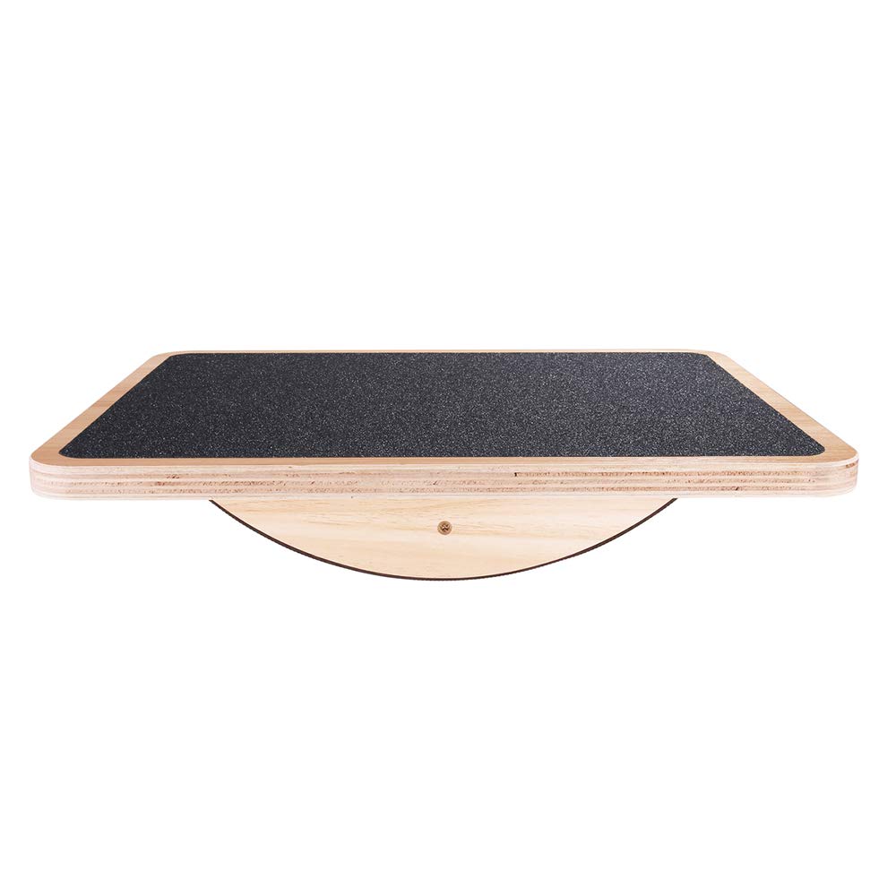 StrongTek Professional Wooden Balance Board, Rocker Board, Wood Standing Desk Accessory, Balancing B