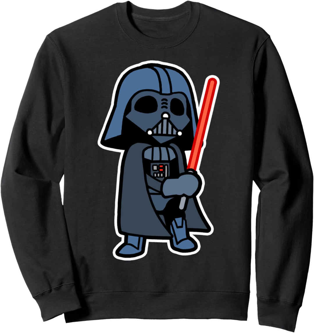 Star Wars Darth Vader Cartoon Vader With Saber Sweatshirt