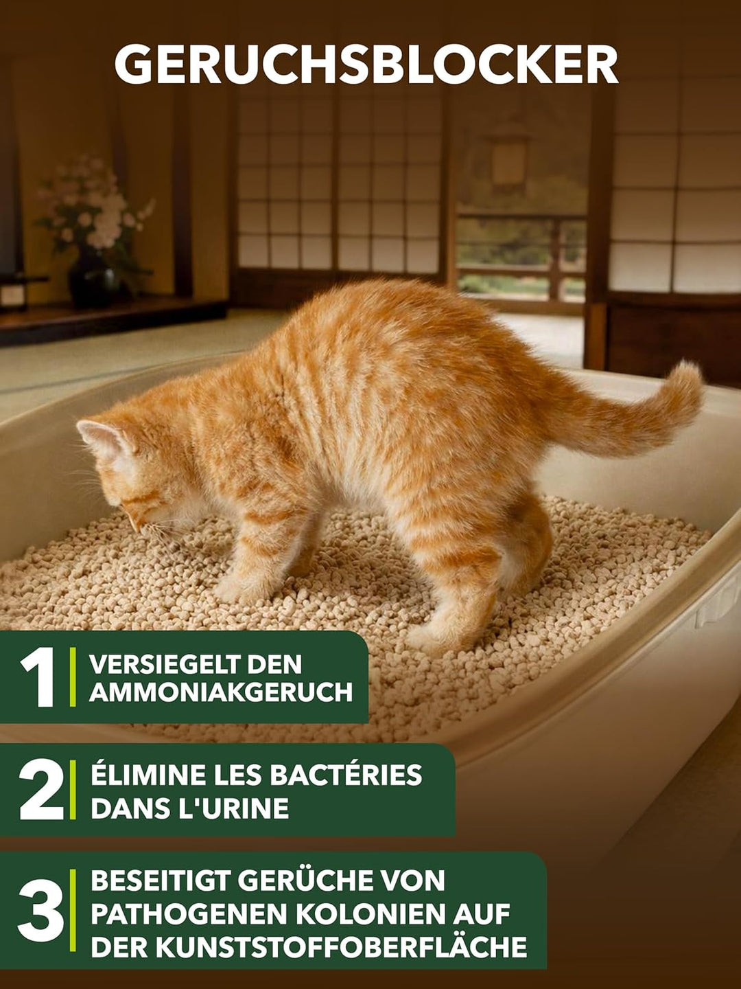 Pelleted Cat Litter, 7L, 6L,7 litres (Katzenstreufüller aus Wiesengras)