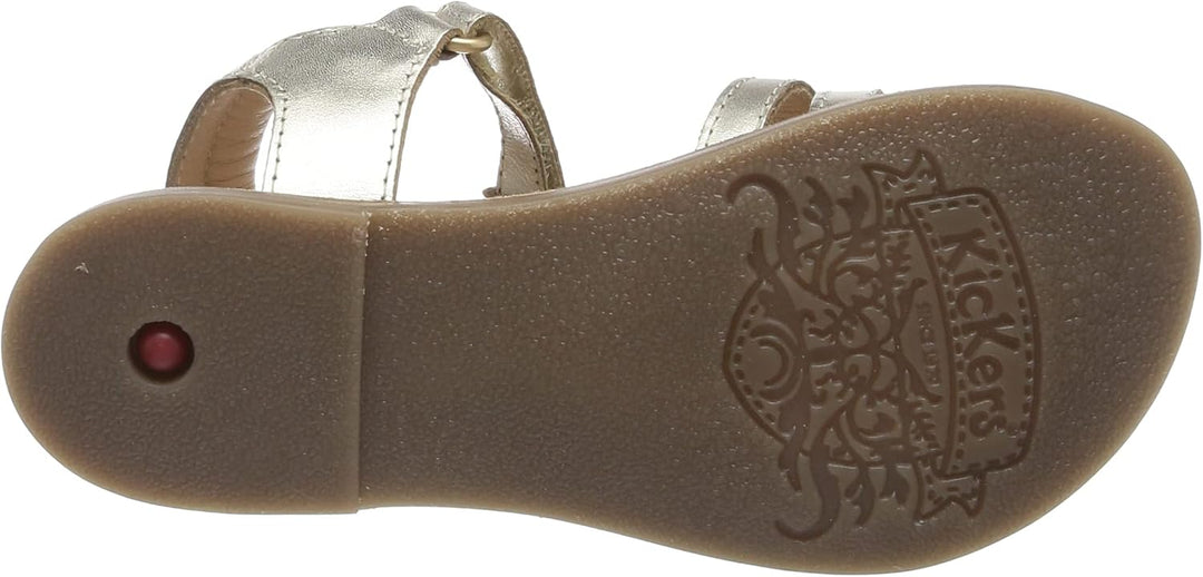 Kickers Mädchen Diamanto Sandale 24 EU Gold, 24 EU Gold