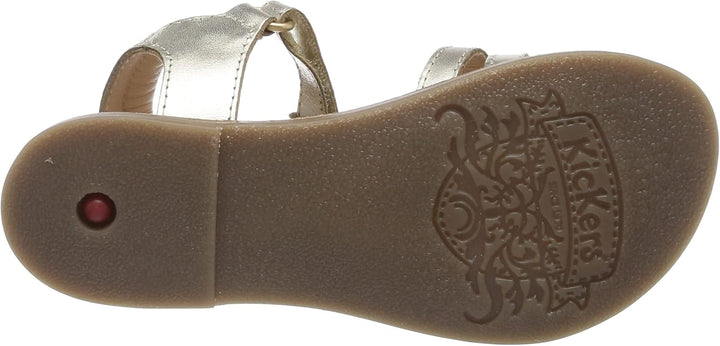 Kickers Mädchen Diamanto Sandale 24 EU Gold, 24 EU Gold