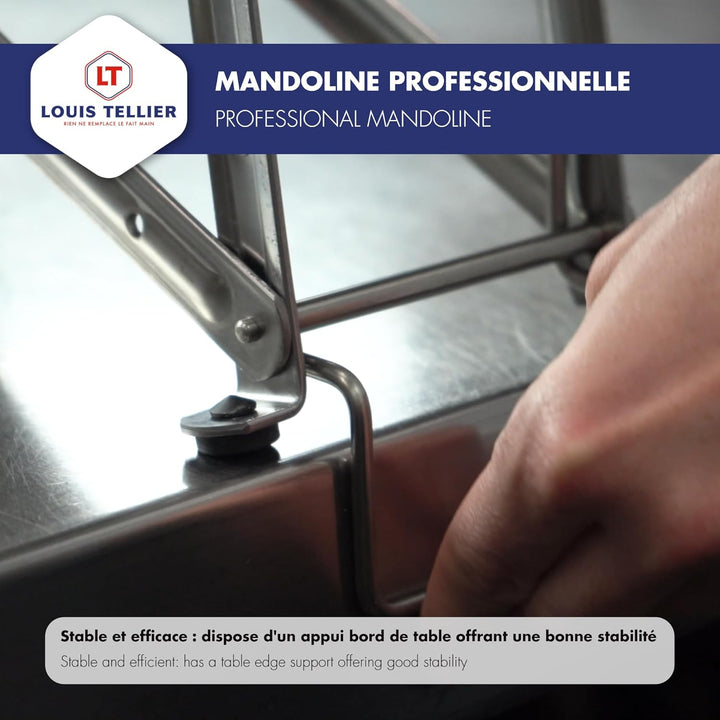 BRON COUCKE Bron D454 Mandoline, Without Guard Single, Single