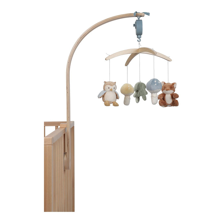 Little Dutch Mobile Musik Spieluhr mit Holz Halterung für Babybett - Forest Friends