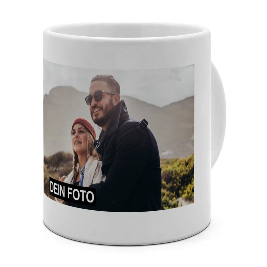XL XXL Tasse 'Collage' - Personalisierte Fototasse mit eigenem Foto und Text - Grosse Tasse selbst g