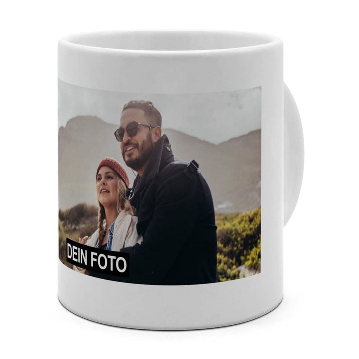 XL XXL Tasse 'Collage' - Personalisierte Fototasse mit eigenem Foto und Text - Grosse Tasse selbst g