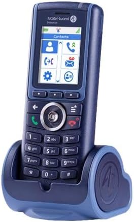 Alcatel-Lucent 8234 DECT-Mobilteil, Akku und Gürtelclip, schwarz