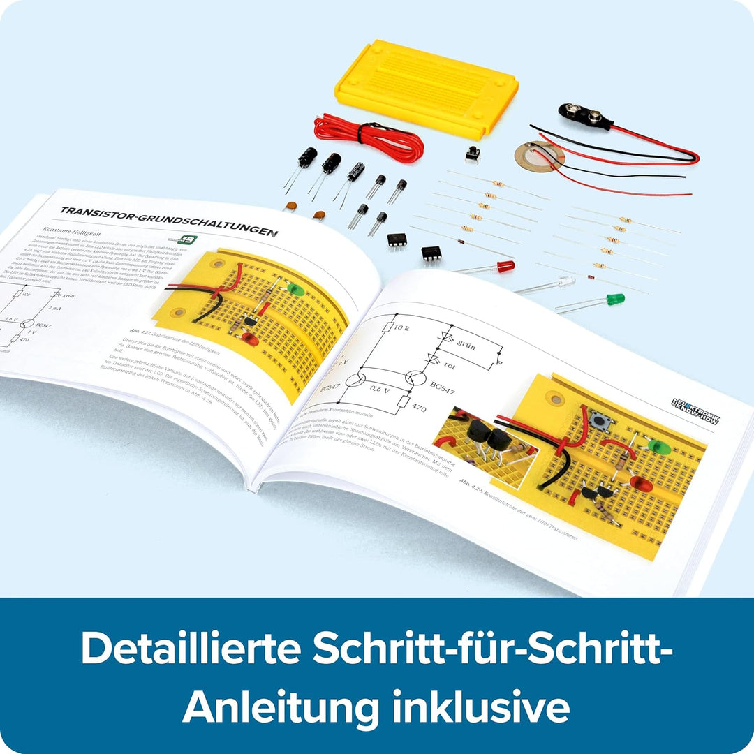 FRANZIS 65272 - Lernpaket Elektronik - Der Schnellstart in die Elektronik - 50 spannende Experimente