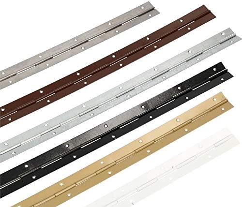 KOTARBAU® 10er Set Stangenscharnier Klavierband 300/31 mm Schwarz Teilbar/Schneidbar Scharnier Kürzb