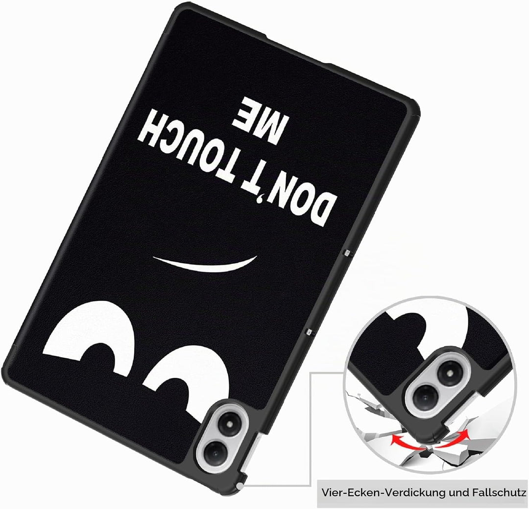 GIOPUEY Hülle Kompatibel mit Xiaomi Redmi Pad 2 Pro 12.1 2025, Flip Case [Bracket-Funktion] 360° Sch