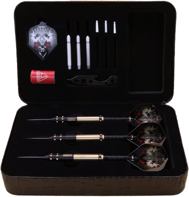 CUESOUL Dragon Deluxe Messing Steel Dartpfeile, 21 Gramm J2105 23 Gramm, J2105 23 Gramm