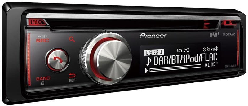 Pioneer DEH-X8700DAB , 1DIN Autoradio , CD-Tuner mit FM und DAB+ , Bluetooth , MP3 , USB und AUX-Ein