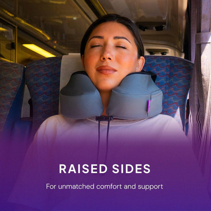 Cabeau Evolution S3 Travel Pillow - Gurte für Flugzeugsitz - Ensures Your Head Won't Fall Forward -