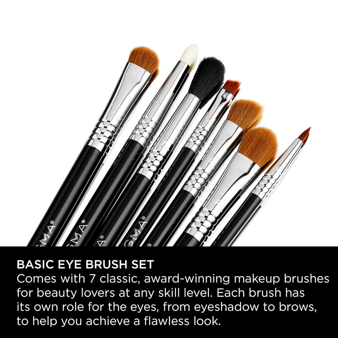 Sigma Beauty Basic Eye Make-up Pinsel Set – Klassische Eye Make-up Pinsel mit Premium-Fasern und ele
