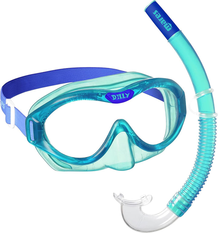 Mares Jungen Dilly Combo Schnorchelmaske Einheitsgrösse Blau, Einheitsgrösse Blau