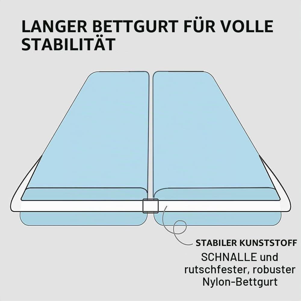 ImnBest Matratzenkeil | Matratzenhalter | Doppelbettbrücke | Bettbrücke | Verbindet Zwei Matratzen z