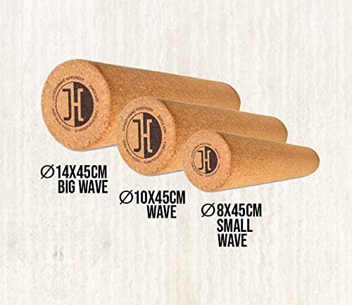 JUCKER HAWAII Balanceboard Rolle aus Kork – 3 Durchmesser für Anfänger bis Profis – FSC Kork aus Por