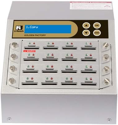 UReach SD916G 16 Ports SD Kopierer SD/MicroSD Karten Duplikator SD & Micro SD Karten duplizieren Log