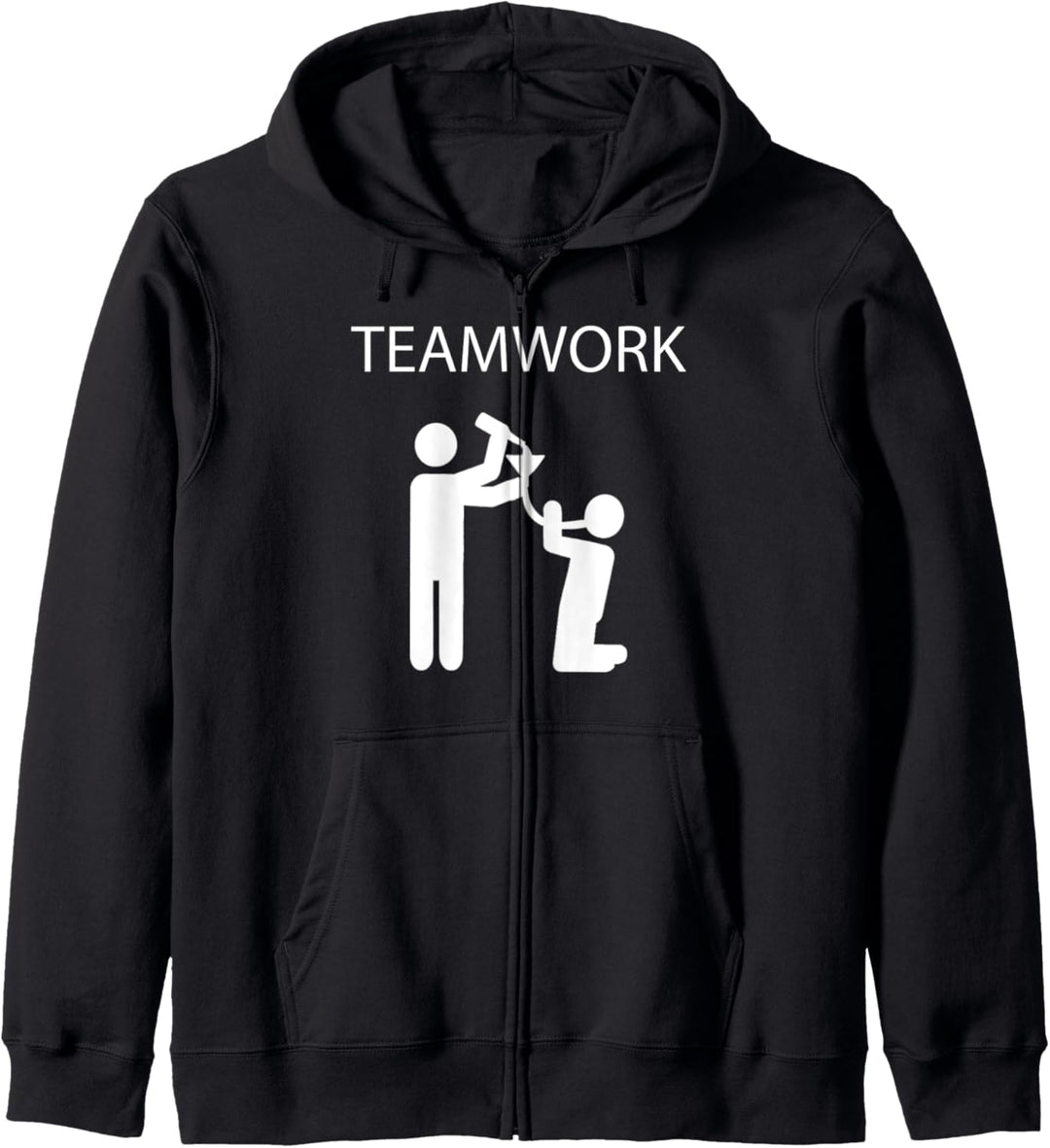 Teamwork Trichter Trink Team Lustiges Geschenk Kapuzenjacke