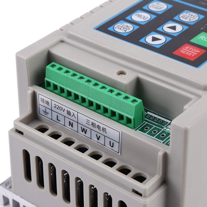 Frequenzumrichter Professioneller VFD AC 220V 0.75kW Frequenzumrichter Inverter Drehzahlregler 0.75k