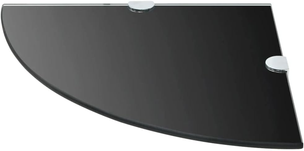Eckregal Badregal 2 STK. 35x35x0,8 cm Regalboden Glas Glasregalboden Bad Regal Glas Schwebend für Wo