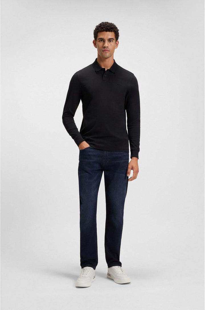 BOSS Herren Delaware BC-L-C Blaue Slim-Fit Jeans aus komfortablem Stretch-Denim 30W / 32L Dark Blue4