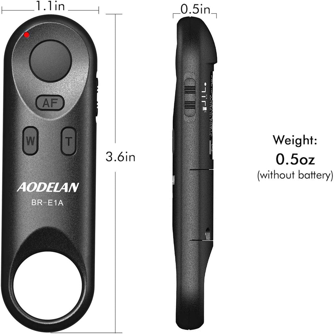 AODELAN Bluetooth Fernauslöser BR-E1A Wireless Shutter Kabelloser Fernbedienung für Canon EOS R, EOS