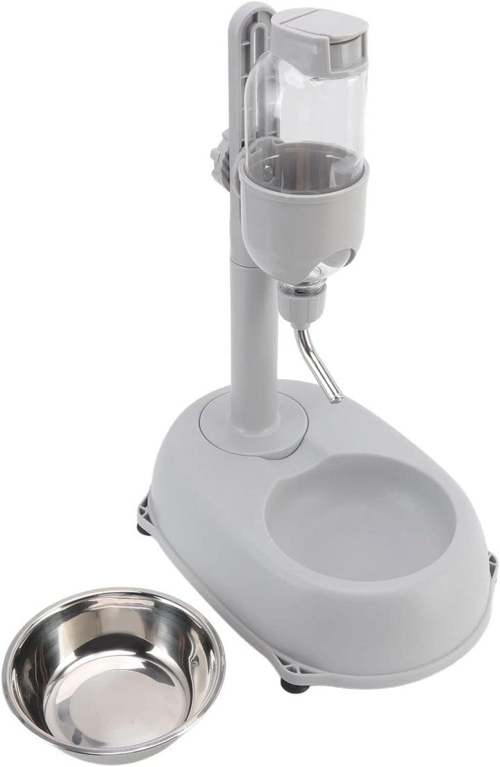 Cocoarm Stehender Wasserfutterspender für Haustiere, Automatisch, 500 ml, Abnehmbarer Futternapf, Hö