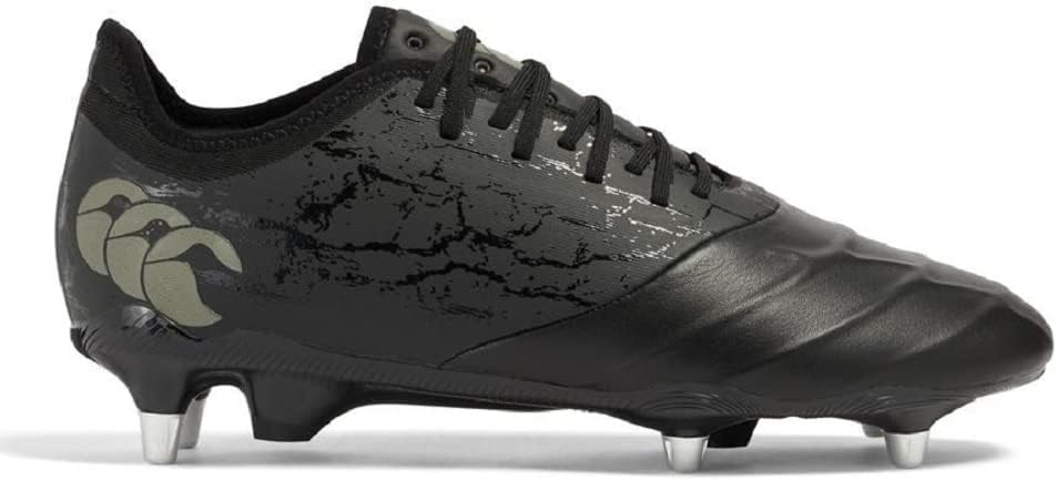 Canterbury Unisex Phoenix Genesis Pro Soft Ground Rugby-Stiefel 37.5 EU Black Gravity Grey, 37.5 EU