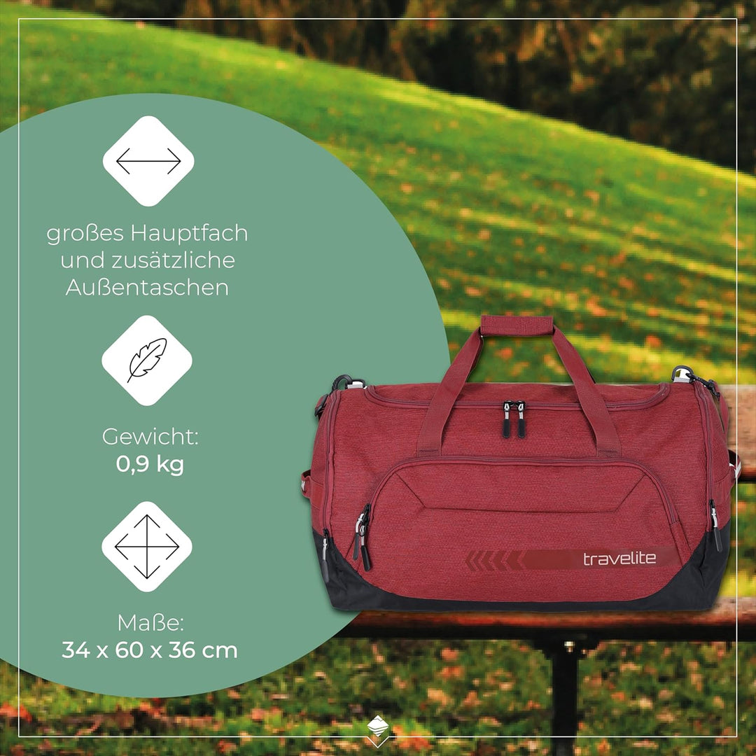 travelite grosse Reisetasche Grösse L, Gepäck Serie KICK OFF: Praktische Reisetasche für Urlaub und