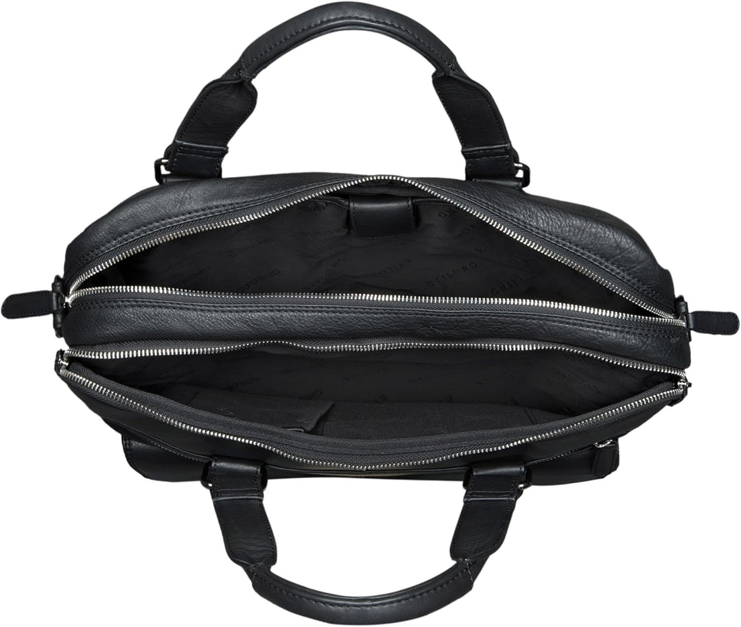 STILORD 'Alvaro' Vintage Businesstasche Echtes Leder Laptoptasche 15,6 Zoll Aktentasche Grosse Umhän