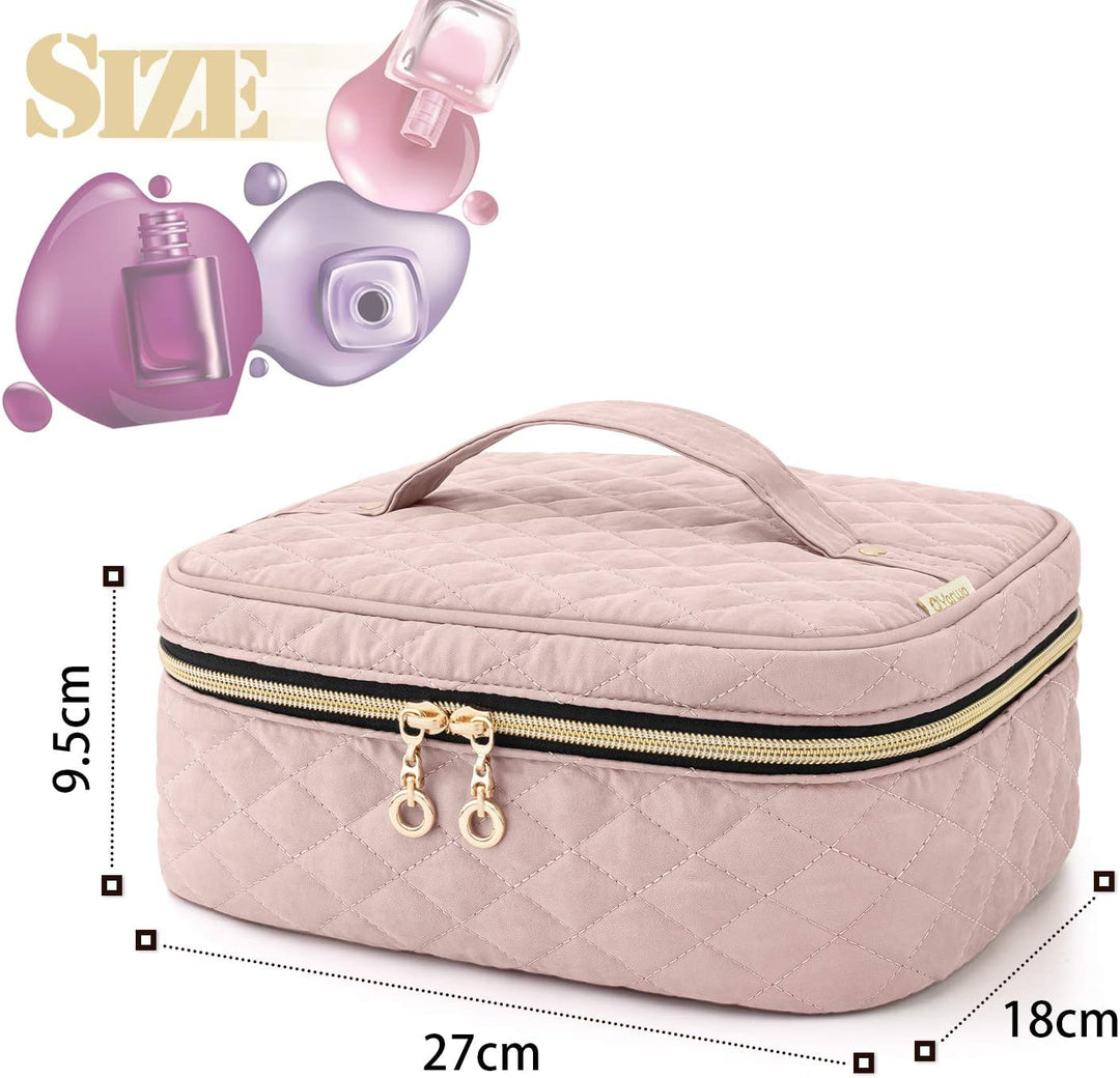 Yarwo Nagellack Tasche Organizer, Nagellack Aufbewahrungsbox für 24 Flaschen Nagellack (bis zu 15ml)