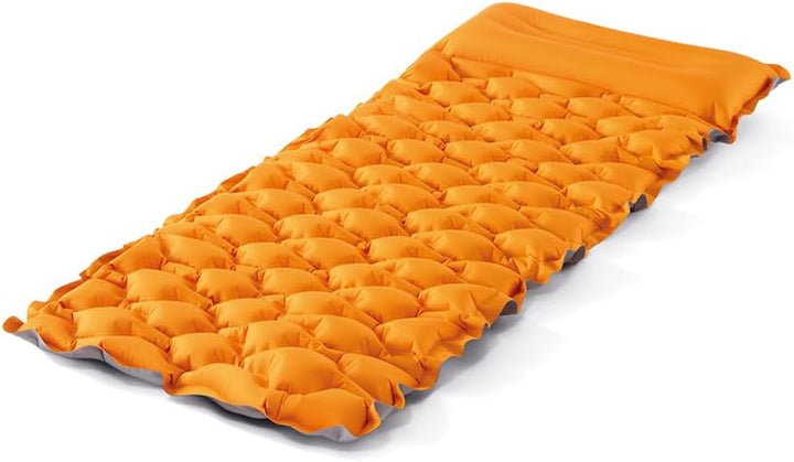 INTEX Aufblasbare Camping Matratze für 1 Personen mit Kopfkissen (191x71x11 cm) max. 136 KG – Isomat
