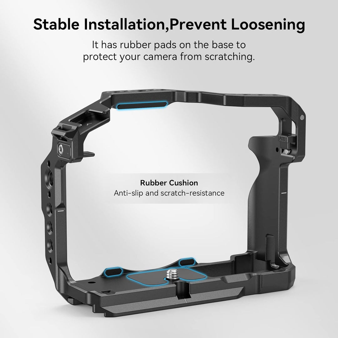 SMALLRIG R50 Käfig für Canon R50 Kamera, Aluminiumlegierung mit Schnellwechselplatte für Arca-Stände