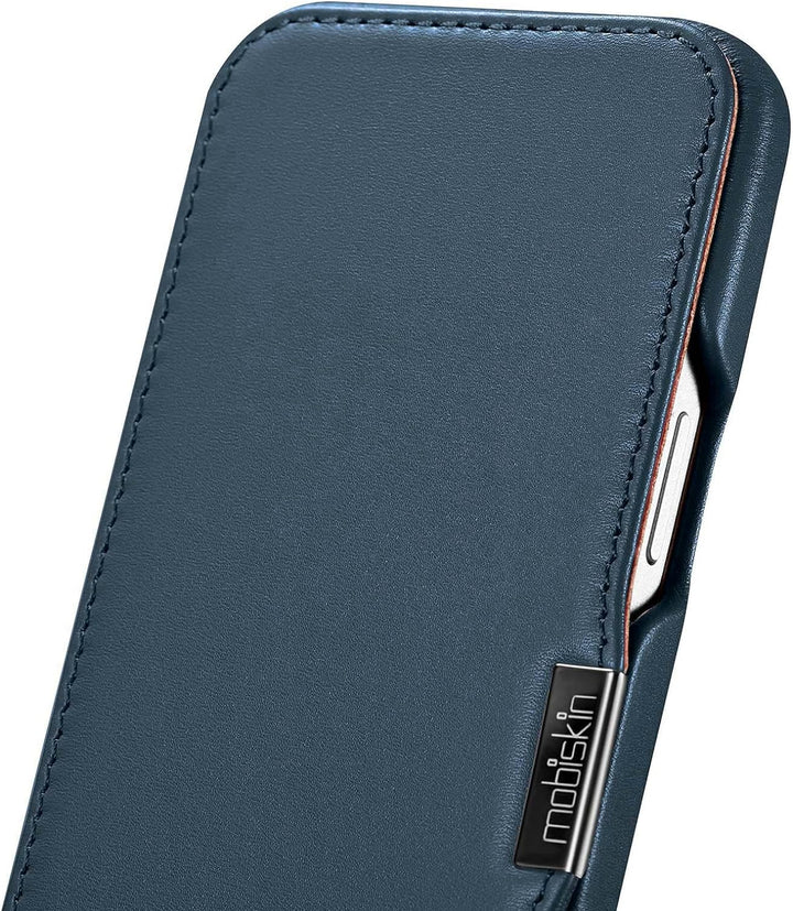 Mobiskin Hülle kompatibel mit Apple iPhone 13 PRO MAX (6,7 Zoll), Handyhülle mit echtem Leder, Case,