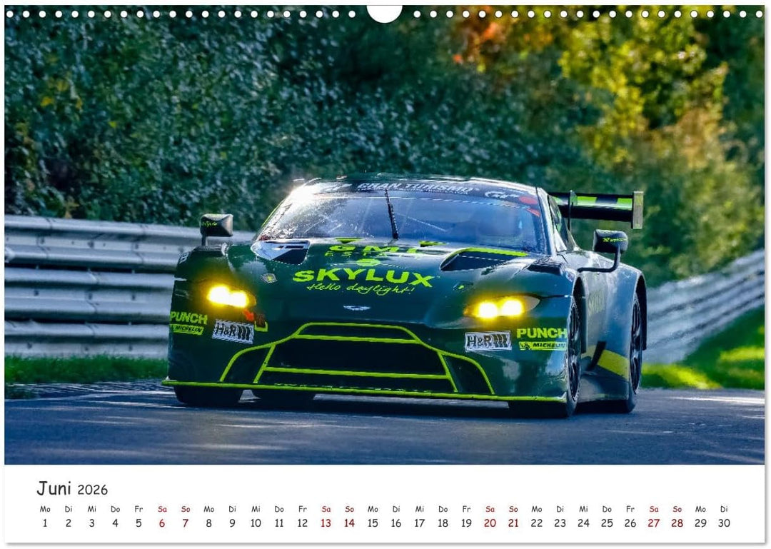 Nüburgring Langstrecken Serie 2026 (Wandkalender 2026 DIN A3 quer), CALVENDO Monatskalender: Die Sch