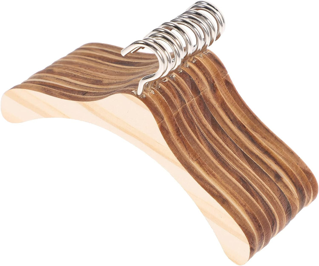Rosenice Kleiderbügel für Puppen, Aufhängung aus Holz, 1/3-BJD-Puppen, 10 Stück