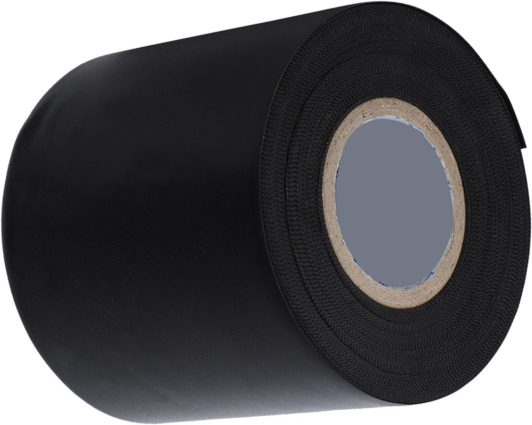 Hztyyier 1 Rolle Rohrband Hochwertiges PVC Klebeband für die Isolierung von Klimaanlagen, Schwarz, 6