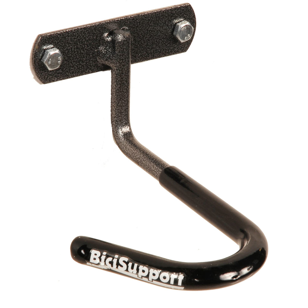 Fahrradhalterung ART-130, Metall und Kunststoff, Modern, Black, J-Form, Deckenmontage-fähig