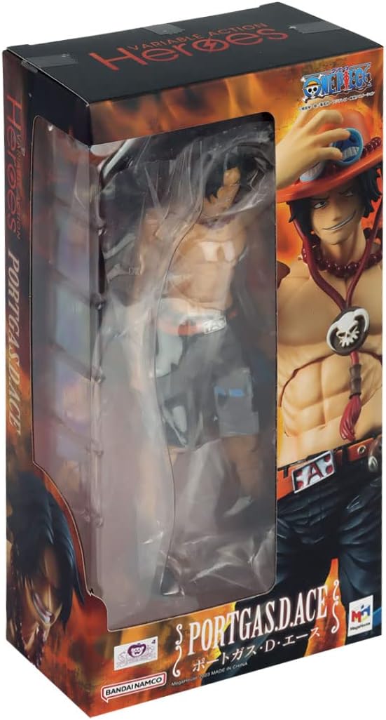 MEGAHOUSE One Piece - Portgas D. Ace - Figurine Variable Action Heroes 18cm