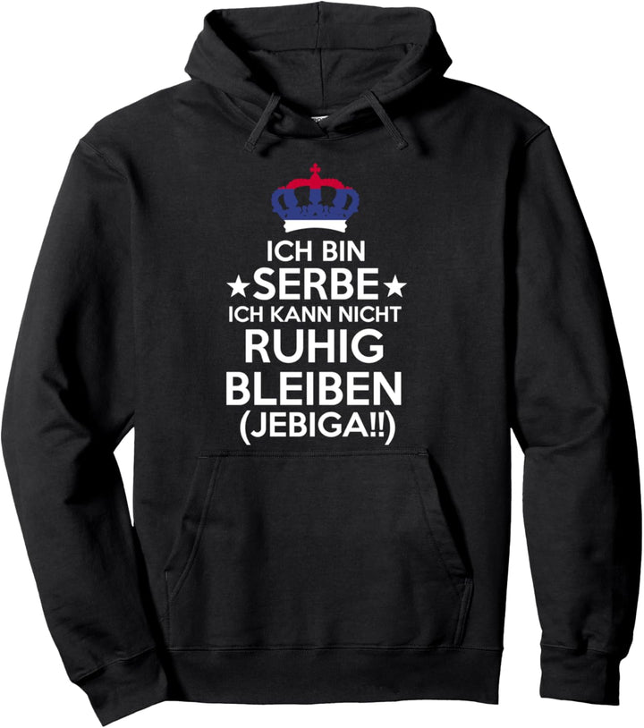 Serbe Balkan Jugoslawien Serbin Srbija Jugo Serbien Pullover Hoodie