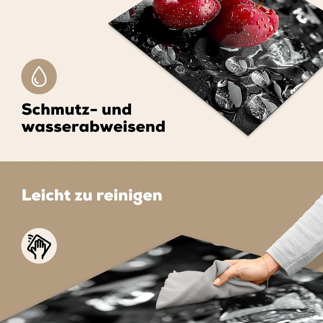 Herdabdeckplatte 65x52 cm Einteilig Herdabdeckung Abdeckplatte für Ceranfeld Abdeckung Induktionskoc