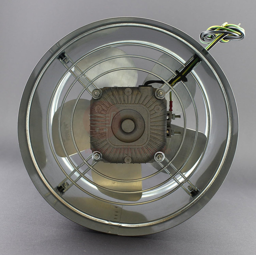 Rohrventilator Ø 325 mm Axial Rohrlüfter IP44 Lüfter 1220 m³/h 3 Stufen Hochdruck Niederdruck Ventil