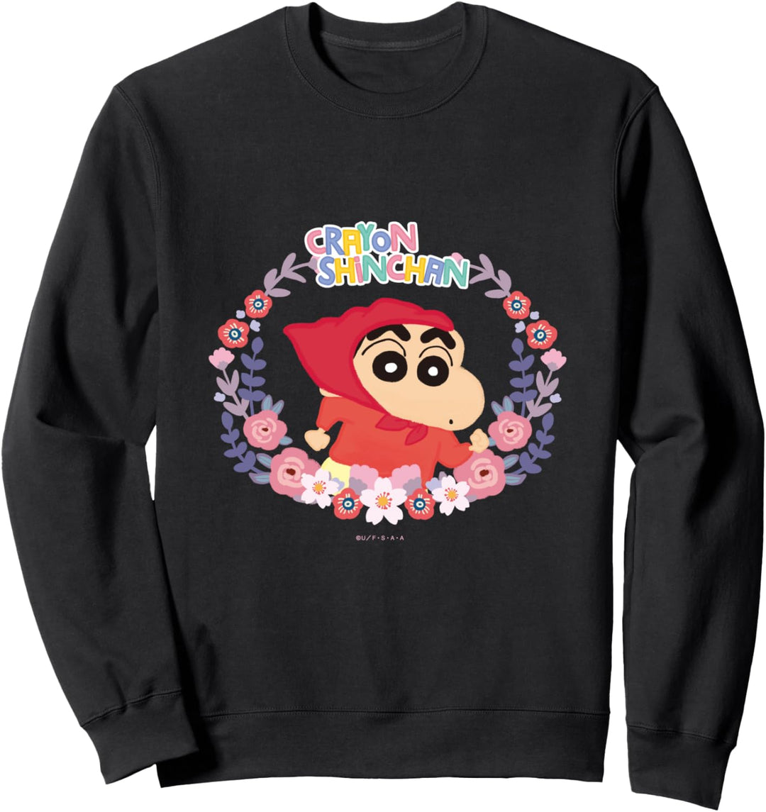 Crayon Shin-chan Rotkäppchen Wachsmalstift berühren Sweatshirt